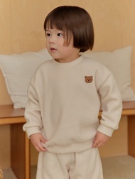 【新品】奶霜柔感-暖暖雲棉運動套裝長袖韓國童裝-K67709