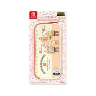 [Japan Nintendo Switch Accessories] Soft Pouch for Nintendo Switch Lite Sumikkogurashi Strawberry