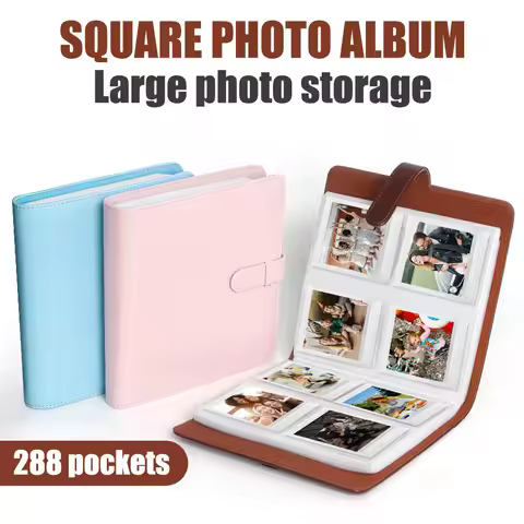 1 pc, 288 pockets Photo Album for Instax Square SQ1/SQ6/SQ10/SQ20/SQ40 Camera Kodak Mini 3 Square,Mi
