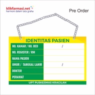 Patient Bed Identity Board, Patient Identity, Patient Bed Identity Acrylic