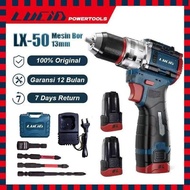 LUCID LX-50 GEN 3 Cordless Mesinbor 80N.M13MM 2.0A 18V Li-ion Baterai Impact Drill Brushless Pocket 