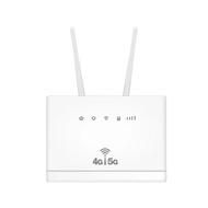 【WVH】-1Set RJ45 LAN WAN External Antenna Wireless Hotspot with Sim Card Slot 4G SIM Card Router White