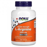 NOW Foods - L-Arginine精胺酸1000毫克，120粒裝 (參考日期：08/2027)