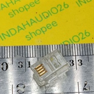 RJ11 4 pin telephone jack connector 4pin telephone connector