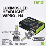H4 HI-LOW CAR HEADLAMP LED LIGHT nine luximos V8 V9 V8PRO CSP 35-75WATT BRIGTHEXTREME