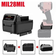 MIL28MIL Battery Adapter for Milwaukee M28 V28 Batteries Converting To Work for Milwaukee M-18 18V T