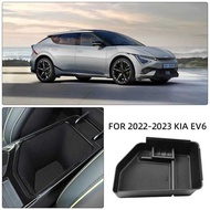 For Kia EV6 EV 6 2021 - 2025 LHD Armrest Box Storage Tray Center Console Stowing Container Interior 