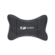 Suede Headrest Car Breathable Memory Foam Neck Pillow For Lexus F Sport GX RX450h IS350 IS200 UX250h