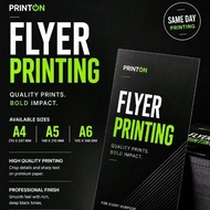 Custom Flyer Printing A4 A5 A6 | High Quality & Affordable