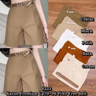 6222 belt pants Wanita