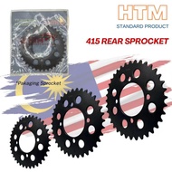 ✅SRL115-ZR SRL115 FI 415 HTM BLACK SPROCKET YAMAHA 1SET (FRONT & REAR) NO CHAIN SRL115Z YTZ5 HIREV R