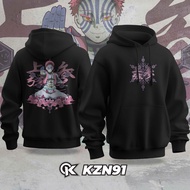 Demon Slayer Akaza Upper Moon Rank 3 Hoodie Jacket KZN91