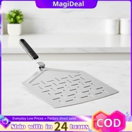 magideal Collapsible Perforated Pizza Peel Compact Folding Pizza Peel Lightweight Slim for Home Bake
