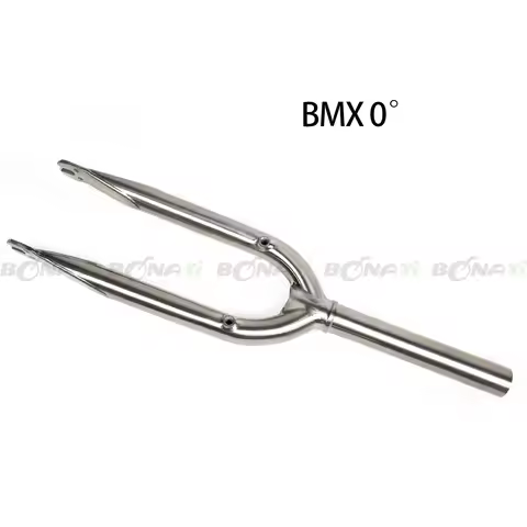 Freestyle BMX Race Fork 0 Degree Titanium Bicycle Parts