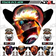 Winshield HONDA PCX 160 visor Sticker new Cool NARUTO Image (019)/SASUKE Image Winshield Sticker/Cartoon Winshield Sticker/Cool Picture Winshield Sticker/visor Sticker