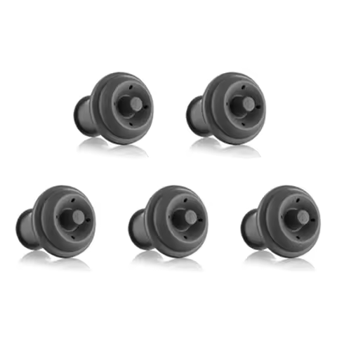 5 /10 Pcs Leak-Free Wine Stopper Preserver Home Vacuum Wine Saver Pump Silicone Wine Bottle Stopper 