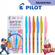 Pilot Ballpoint Pen BPT-P Pastel 0.7mm 6 Colors Body 12 pcs aesthetic school tools