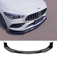 Front Bumper Splitter Lip Diffuser Spoiler Skirt Body Kit Decorative Strip Shovel for Benz W118 CLA2