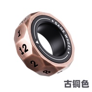 Lucky Decision Making Magnetic Metal Ring Decompression Toy Fidget Spinner