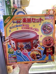 現貨‼️[麵包超人Anpanman］天才兒童樂器套裝 音樂玩具 "My Child Genius" Musical Instrument Set 五種樂器 drum 鼓 tambourine 手搖鈴鼓