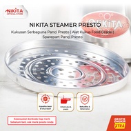 NIKITA Steamer Presto – Steamer Presto Pot | Food Grade Steamer | Pressure Cooker Spare Parts