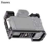 [AbabixaMY] Aluminum Camera Cage Video Rig Professional Replacement Case for A7M3 AR3/ A7II/ A7III/ 
