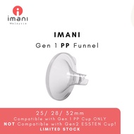 IMANI Gen 1 PP Funnel Breast Pump Accessories Not Compatible with Gen 2 Cup (25mm/28mm/32mm x 1 Pc)