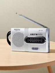 INDIN BC-R21 Portable Radio ,AM/FM, 2AA Battery Operated With Long Range Reception For Indoor, Outdo