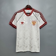 1991 Man Utd European Cup Winners Cup Retro Manchester United Soccer Jersey Football shirts