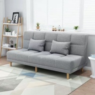 S-T➰Sofa Lazy Sofa Bed Small Apartment Foldable Dual-Use Sofa Bed Lazy Rental Room Small Sofa Living Room Single 7ACG