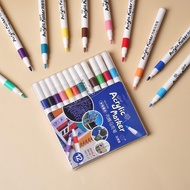36 pc of art pens/DIY graffiti pen set acrylic marker pens/water-based paint pens/watercolor pens