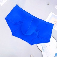 ⭐Stylishman World⭐Looksee Aurora Blue Ultra-Thin Quick-Drying Ice Silk Short Boxer Men's Underwear M