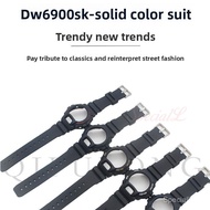 for   DW-6900 Replacement Set - Resin Band & Case for DW-6900BB/6600/3230, Durable Combo