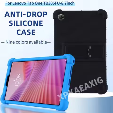 case For LENOVO Tab One 8.7 inch Tablet protective cover Android Tablet Soft Silicone Adjustable Sta