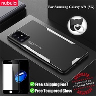 NUBULA For Samsung Galaxy A71 5G (6.7)inch SM-A716F SM-A7156 Casing Metal Aluminum Alloy Matte Back 