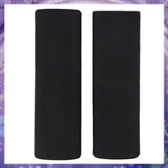 [P K A M] 2PCS Motorcycle Slip-on Foam Anti Vibration Comfort Handlebar Grip Cover Applicable Sleeve