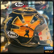ARAI VZ RAM Pedrosa Spirit Gold Open Face Jet Helmet 100% Original From Authorized Dealer