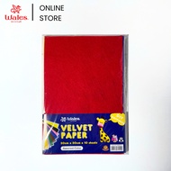 WALES A4 Velvet Paper (Assorted color / 10pcs inside) VEP-A4000-010MIX