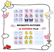 ✨💖 WHOLESALE 💖✨ 24/ 36Pcs/ Pack Mosquito Patch DEET FREE 💖  Insect Repellent Mosquito Repellent 💖 Hello Kitty Melody Twin Star Purin Doraemon Tsum Tsum Cinnamon Patch 💖✨ Birthday Party Goodie Bag Children Day Gifts