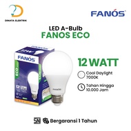 CAHAYA FANOS ECO 12W LED BULB WHITE LIGHT 1 YEAR WARRANTY E27 LED BULB