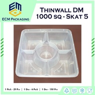 THINWALL DM 1000ML SQ SKAT 5 | THINWALL BENTO SEKAT 5 | THINWALL DM