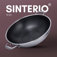 SINTERIO KUALI ANTI-LEKAT BERTEKSTUR BERLIAN – 40CM / SINTERIO Non-Stick Diamond Grip Wok-40cm