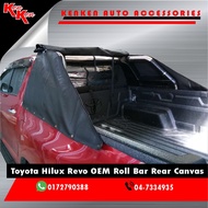 Toyota Hilux Revo OEM Roll Bar Rear Canvas