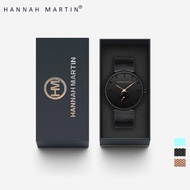 Jam Tangan Pria Sangat tipis Hannah Martin 100% Original korea fashion Cowok kado ulang tahun Jam an