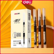Deli S856 Gel Pen 0.5mm Black Sign Pen Writing Stationery School Office Supplies