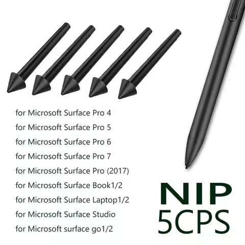 5Pcs Pen Tips Stylus Pen Nib 2H 2H 2H 2H 2H Replacement Kit For Microsoft Surface Pro 7/6/5/4/Book/S
