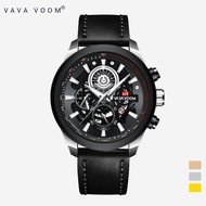 VaVa Voom 2311 Jam Tangan Pria Luxury Stainless Steel Quartz Tahan Air Watch + Kotak Gratis