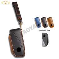 Genuine Leather Remote Key Case Cover Key Bag For BMW 7 Series i7 X7 G07 iX XM Key Protect Accessori