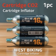 WEST BIKING Cartridge Inflator SUPER FAST Portable Refill Instant Tire Pump LIGHT CO2 Bicycle Pump 1