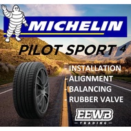 (POSTAGE) MICHELIN PILOT SPORT 4 NEW CAR TIRES TYRE TAYAR 18 INCH
